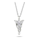 Brezza Lusso Jewelry Gümüş Kaplama Akşam Yıldızı Evenstar- Arwen Kolye - M248 Çok Renkli