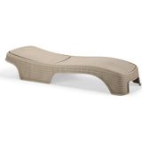 Brezza Royal Rattan Güneşlenme Şezlong 70x197x36 cm Enjeksiyon Rattan Malzemeden Üretilmiştir