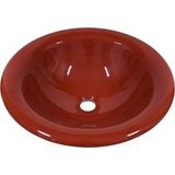 Brezza - TB34CNK Kırmızı Cam Çanak Lavabo - 55009381