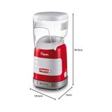 Brf Evyora Ariete Party Time Mısır Patlatma Makinesi Kırmızı 2956/00-2 Dakikada 60 gr Patlamış Mısır Haz