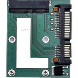 Brf Store A2TOPTAN Alfais 5137 Msata (Mini Sata) SSD To Sata Çevirici Dönüştürücü Adaptör - Siyah