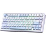 Brf Store A2TOPTAN Aula F75 Mekanik Rgb Tkl Gray Switch Kablosuz Makrolu Hot Swap Klavye Buz Mavisi - Siyah