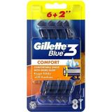 Brf Store A2TOPTAN Gillette Blue3 Comfort Kullan At Erkek Tıraş Bıçağı 8 Adet