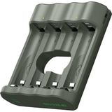 Brf Store A2TOPTAN Gp B441 USB Şarj Cihazı (Pilsiz Model) 4 Kanallı Hem Aa Hemde Aaa Şarjlı Piller Için - Siyah