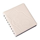 Brf Store A2TOPTAN Instax Spiralli Polakart Fotoğraf Albümü, 6X9CM, 68 Fotoğraf Kapasitesi (Beyaz) - Siyah