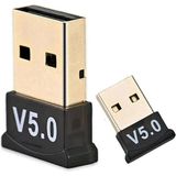 Brf Store A2TOPTAN Sanec Masaüstü Bilgisayar Bluetooth Adaptör V5.0 USB Dongle Bluetooth Aparatı Çevirici Dönü - Siyah