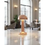 Brf Store A2TOPTAN Şarjlı LED Masa Lambası 3 Kademe Dokunmatik Bronz Modern Tasarım - Siyah