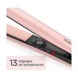 Brf Store Babyliss Rose Blush Saç Düzleştirici, 235 Derece, Titanyum Seramik Plaka, 13 Isı Ayarı ile Hızlı Isınma - standart