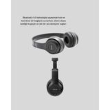 Brf Store Bascisell Bluetooth 5.0 Kablosuz Kulaklık – Extra Bass, Tf Kart Desteği, 3.5mm Aux Girişli - Çok Renkli