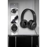 Brf Store Bascisell Kulak Üstü Tf Kart ve Aux Destekli Ergonomik Bluetooth Kulaklık - Çok Renkli
