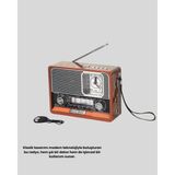 Brf Store Bascisell Vintage Radyo – Nostaljik Tasarım ve Modern Teknoloji Bir Arada - Çok Renkli