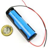 Brf Store Canarino Alkatronik Tekli 1 Li 18650 Pil Yuvası Kablolu Tutucu 3.7V Pil Şarj Kutusu - Siyah