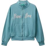 Brf Store Canarino Benetton Nakışlı Kız Çocuk Gri - Yeşil Sweatshirt, 5003306456 - Siyah