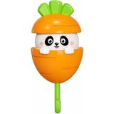Brf Store Canarino Busstier Çocuk Odası Yapışkanlı Duvar Askısı Havuç Tasarımlı Havlu Ceket Çanta Asma Kancası - Siyah