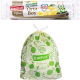 Brf Store Canarino Koroplast Ekstra Güçlü Limon Kokulu Büzgülü Orta Boy Çöp Poşeti 15LI