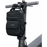 Brf Store Canarino Microcase Omuz Askılı El Tutacaklı Scooter Bisiklet Motosiklet Çantası 20X30 cm AL5536 - Siyah