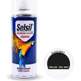 Brf Store Canarino Selsil Rainbow 400 ml Sprey Boya Siyah Mat