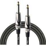 Brf Store Canarino Stagg SGC3DL Pro Enstrüman Kablosu (Mandal Üzerinde Jak, Asimetrik 3 M), Siyah