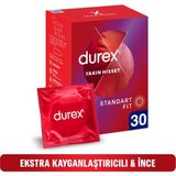 Brf Store Degernet Durex Yakın Hisset Ince Prezervatif 30'lu, Standart Fit - Siyah