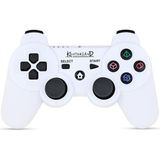 Brf Store Degernet Kontorland P3G - Ps3/pc Uyumlu Titreşimli Kablosuz Oyun Kolu Gamepad (Beyaz) - Siyah