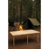 Brf Store Degernet Pratikoutdoor Katlanır Kamp, Piknik ve Bahçe Masası 70X150 cm - Ham Naturel Renk - 70 x 150 cm - Siyah