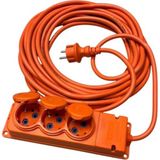 Brf Store Elivorasell 10 Metre 3’lü Uzatma Kablosu – 3x2,5mm² Kablo Kesiti, IP44 Koruma, Seyyar Priz, Dış Meka - Siyah