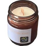 Brf Store Elivorasell 210 ml Paçuli&vanilya Kokulu Kavanoz Mum - Siyah