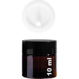 Brf Store Elivorasell Afracam Mini Amber Cam Kavanoz, 10 ml Hacimli, Sızdırmaz Kapaklı, Krem ve Kozmetik Sakla