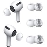 Brf Store Elivorasell Airpods Pro ve Pro 2.nesil Uyumlu Anc Delikli Üç Boyut Premium Yedek Silikon Kulaklık Uç - Siyah