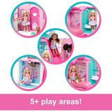 Brf Store Elivorasell Barbie Chelsea Oyuncak Bebek Evi, 15'ten Fazla Aksesuar Içeren +43 x +33 Cm'e Kadar Geni - Siyah