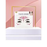 Brf Store Elivorasell Bearpear Pembe Renkli Kendinden Yapışkanlı Kristal Yüz Taşı Face Sticker