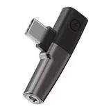 Brf Store Elivorasell Coofbe 30W Hızlı Şarj Type-C To 3.5 mm Kulaklık Dönüştürücü Çevirici Şarj Kulaklık Adapt - Siyah
