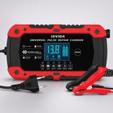 Brf Store Elivorasell Enshall 12V 10A Akıllı Hızlı Akü Şarj Cihazı - Lifepo4, Jel, Agm ve Kurşun Asit Akü Şarj - Siyah