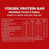 Brf Store Elivorasell Fellas Yüksek Protein Bar, Hindistan Cevizli ve Kakaolu, 45GR x 12 Adet