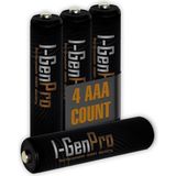 Brf Store Elivorasell I-Gen Pro P162 4 Adet Aaa 1100 Mah Şarj Edilebilir Ince Kalem Pil 1.2V Ni-Mh Şarjlı Pil - Siyah