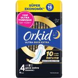 Brf Store Elivorasell Orkid Ultra Hijyenik Ped Gece Ekstra (Boy 4) Süper Ekonomik Paket 16 Adet Ped