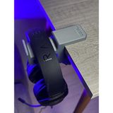 Brf Store Elivorasell Premium Asılabilir Kulaklık Standı – Sağlam V5 Modeli, Kaydırmaz Keçeli, Ergonomik Stand - Siyah