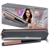 Brf Store Elivorasell Remington S8598 Keratin Protect Akıllı Saç Düzleştirici, Saç Hasarına Karşı 3 Kat Daha F - Siyah