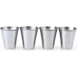 Brf Store Fhm-Prıme 4 Adet 70 Ml. Çelik Shot Kahve Kamp Bardağı DF37X - Siyah