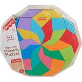 Brf Store Fhm-Prıme Fisher-Price Ahşap Mandala Yapboz Yürüme Çağındaki Çocuklar Için 40 Ahşap Parçadan Oluşan - Siyah