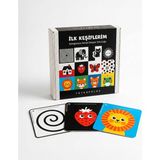 Brf Store Irmakxx Ilk Keşiflerim Görsel Gelişim Rehberi | 3 Dönem Bebek Zeka Kartları + Montessori Mobil | 0-1 - Siyah
