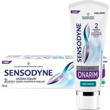 Brf Store Irmakxx Sensodyne Klinik Beyazlık Derin Onarım Derin Temizlik Diş Macunu 75ML - Siyah