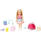 Brf Store Lizbon Center Barbie Seyahatte Chelsea Bebek ve Aksesuarları Barbie Oyuncakları, Chelsea™ Bebek ve A - Siyah