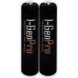 Brf Store Lizbon Center I-Gen Pro P102 2 Adet Aaa 1100 Mah Şarj Edilebilir Ince Kalem Pil 1.2V Ni-Mh Şarjlı Pi - Siyah
