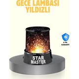 Brf Store Lizbon Center LED Renk Değiştiren Yıldız Projektör Galaxy Efektli Gece Lambası