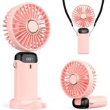 Brf Store Lizbon Center Taşınabilir USB Vantilatör, 4200MAH Şarjlı El Tipi Fan, LED Ekranlı, 3'ü 1 Arada El/bo - Siyah