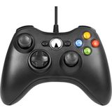 Brf Store Lizbon Center Xbox 360 Controller Pc Kablolu Oyun Kolu 2,20M USB Kablolu Bilgisayar Oyun Kolu Gamepa - Siyah