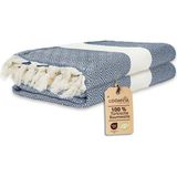 Brf Store Megsan 2'li Paket -%100 Pamuk Peştamal 100X180 Cm, Havuz ve Plaj Havlusu, Spor Havlusu, Hızlı Kurur - Siyah