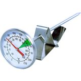 Brf Store Megsan Dayanıklı Metal Gövdeli Analog Termometre - Siyah