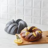 Brf Store Megsan Karaca Cake Pro Örgü Döküm Kek Kalıbı Antrasit 26 cm - Siyah